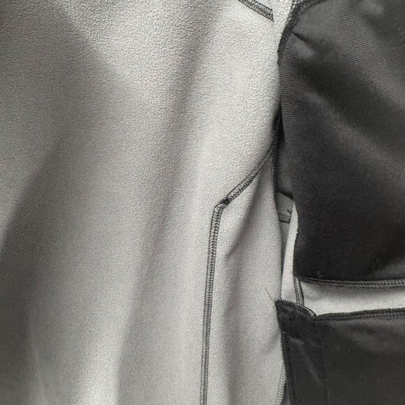 Duluth Trading Co Mens Black Softshell Jacket XL Nylon Fleece Lined Full-Zip - Picture 7 of 8